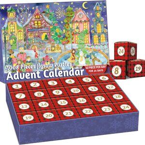 NEW Advent Calendar 2023 Christmas Scene Jigsaw Puzzles